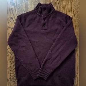 Bonobos maroon wool sweater, size L slim fit